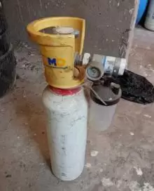 قنينة اكسجين مستعملة للبيع